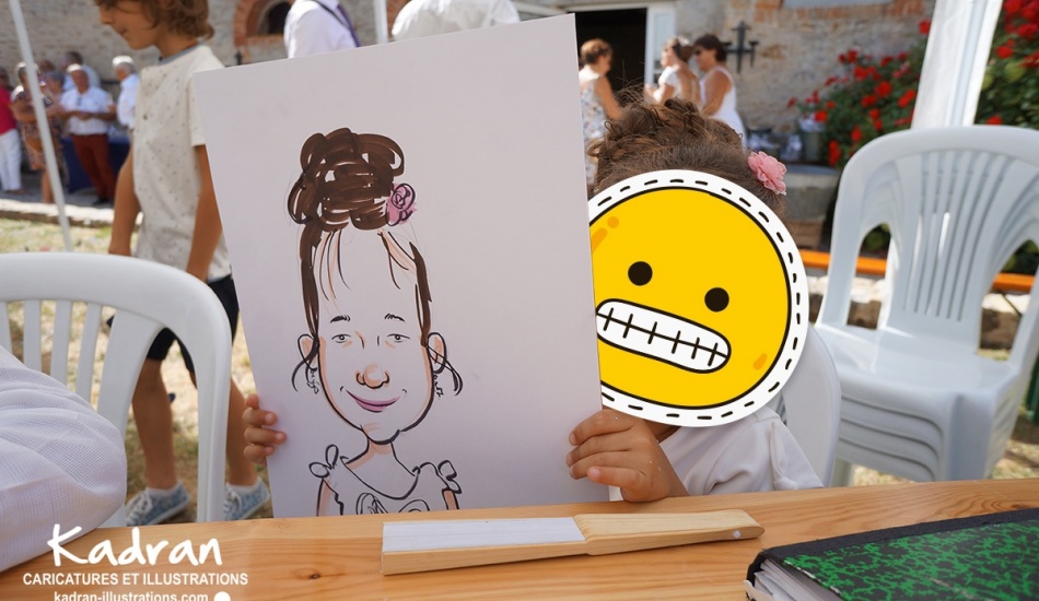 MARIAGE AURÉLIE ET SAMUEL EN CARICATURES TRADITIONNELLES