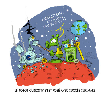 Il y a de la vie sur Mars !