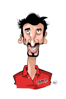 ça sent le Rossi ! Caricature de Louis Rossi