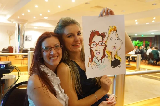 Soirée caricatures au Casino de Bagnoles de l'Orne