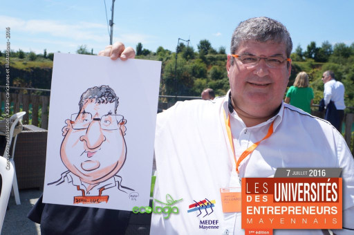 Les universités des entrepreneurs mayennais en caricature, Louverné (53)