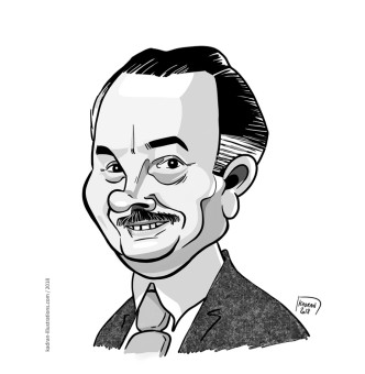Henri Lefeuvre caricature