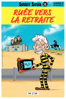 Caricature personnalisée à offrir pour un départ en retraite