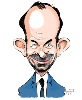 Édouard Philippe caricature