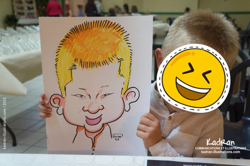 Animation caricatures pour les 10 ans de la Crêperie Saint Martin