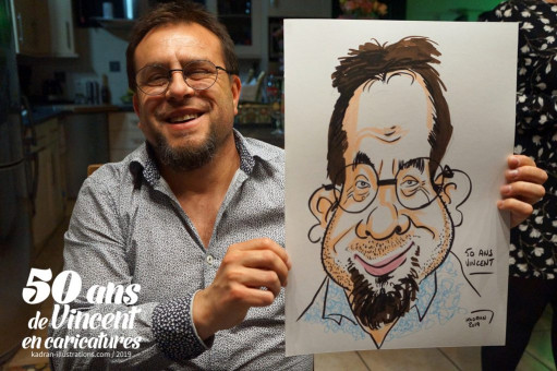50 ans de Vincent en caricatures
