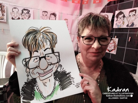 Remises de médailles BAHIER en caricatures
