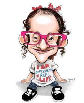 Sammi Haney caricature