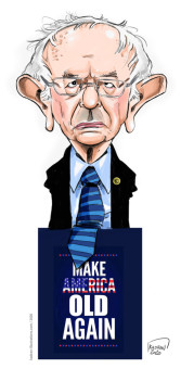 Bernie Sanders caricature