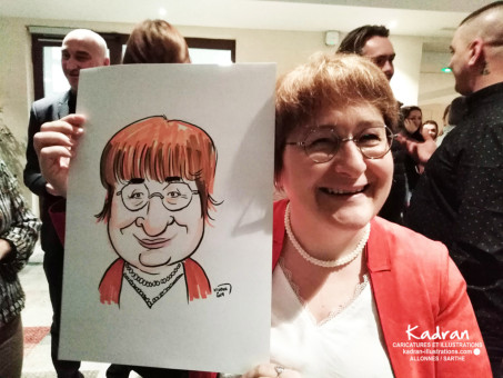 Animation caricatures traditionnelles Frio Entreprise
