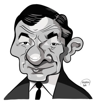 Robert Dalban caricature, Tonton flingueur