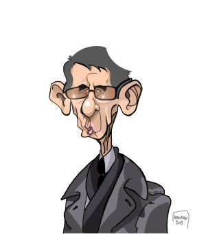 TADAMM !! Richard Belzer caricature ( NY Police )
