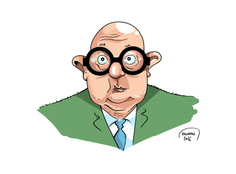 Jean-Pierre Coffe caricature