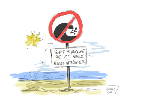 Les plages fermées au public un peu partout en France