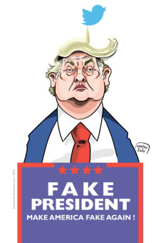 Donald Trump caricature