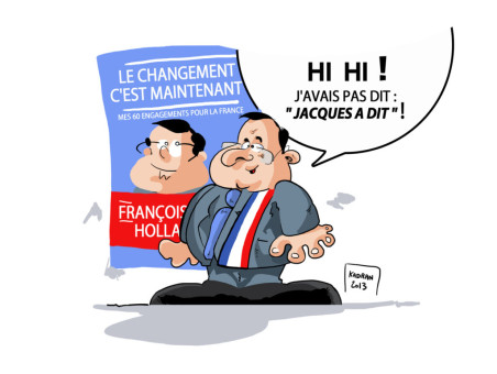 J'ai pas dit : " Jacques a dit " !