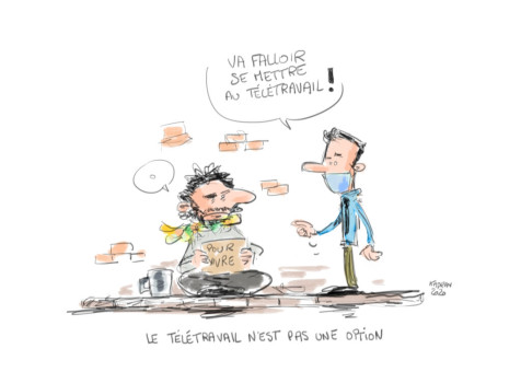 Le télétravail 100% obligatoire