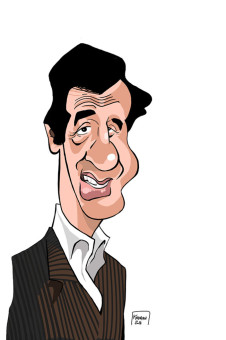 Jean Paul Belmondo caricature