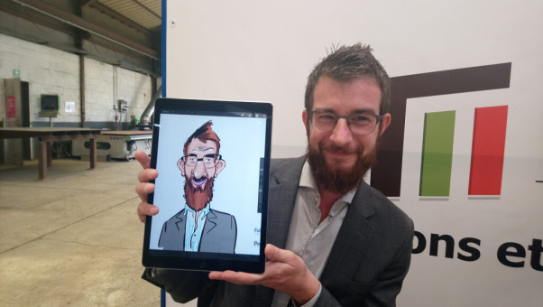 Portes ouvertes en caricatures chez Fab Productions et Services