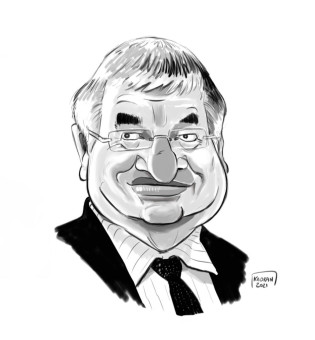 Jacques Auxiette caricature