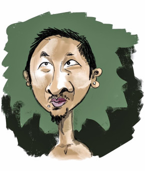 Vincent Kheng caricature The Island 2016