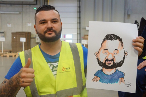 Animation caricatures pour entreprises