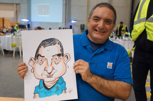 Animation caricatures à offrir à ses employés(ées)