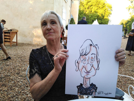 Mariage en caricatures de Karine et Daniel