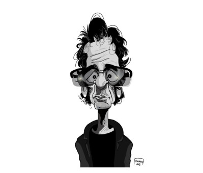 Le Lou Reed caricature