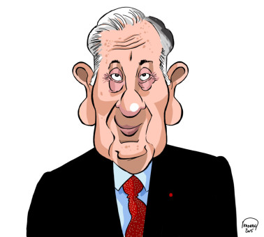 Charles Pasqua, caricature