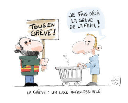 La grève : un luxe inaccessible