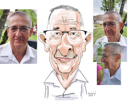 Caricature numérique croquis/sketch (tête+buste)