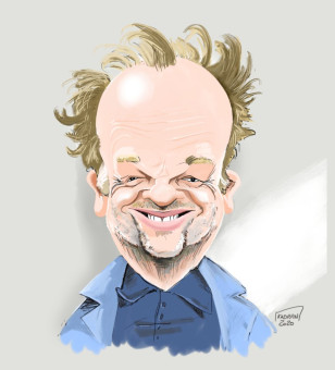 Toby Jones caricature