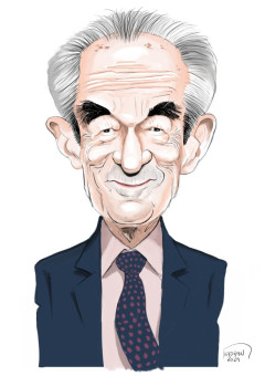 Robert Badinter caricature