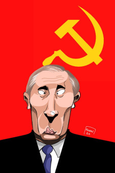Vladimir Poutine caricature
