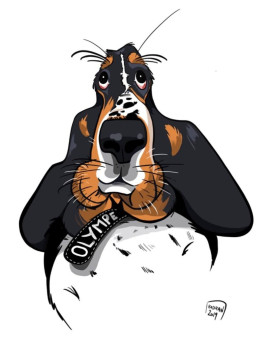 Olympe caricature qui a du chien