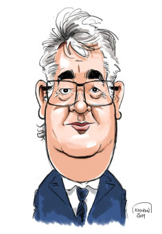 Jean-Paul Delevoye caricature