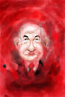 Benyamin Netanyahou caricature