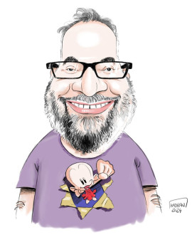 Boby Jack (Boby Geek) en caricature