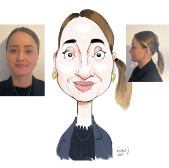 Portraits d'entreprise en caricatures