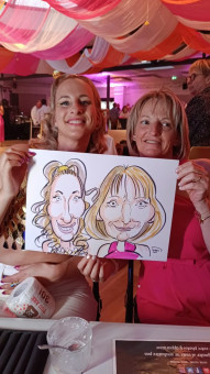 Anniversaires en caricatures de Cindy et Isabelle