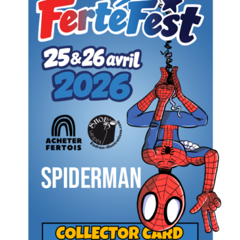 Carte collector Ferté Fest 2026 SPIDERMAN